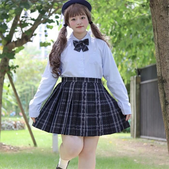 大きいサイズ スクールスカート 制服 プリーツスカート スカート 丈