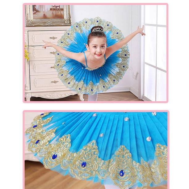 子供ダンス衣装 バレエダンス 演出バレエ 子供バレエ 4色 子供用舞台