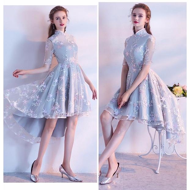 星柄ドレス グレードレス アイボリードレス 結婚式パーティードレス 成人式ドレス ドレス フィッシュテール パーティードレス サイズ指定可 D9359f0 マンテンショップ 通販 Yahoo ショッピング