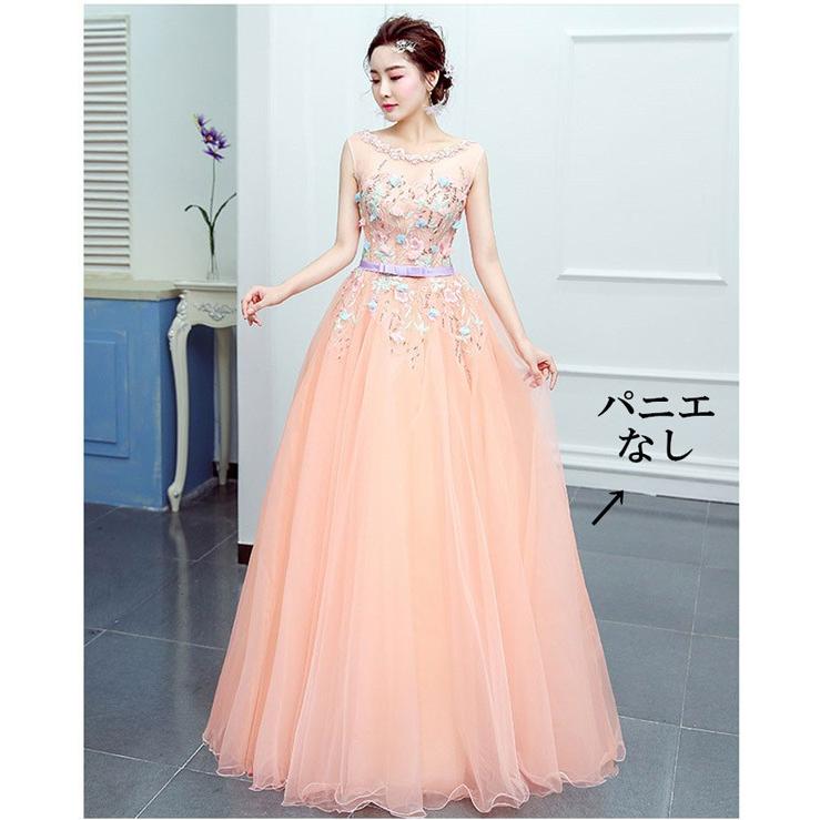 3カラー・5サイズ ロングドレス 他と被らない ピアノ 発表会 ドレス