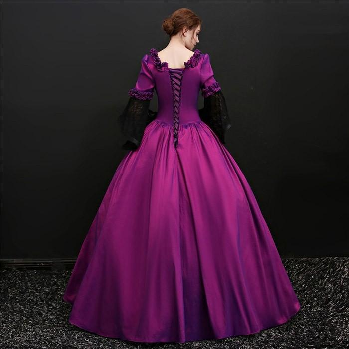 フリーサイズ 貴族ドレス お嬢様ドレス お姫様ドレス ヨーロッパ風 パープルドレス パーティードレス 女王様ドレス 花柄ドレス Da106h2 マンテンショップ 通販 Yahoo ショッピング