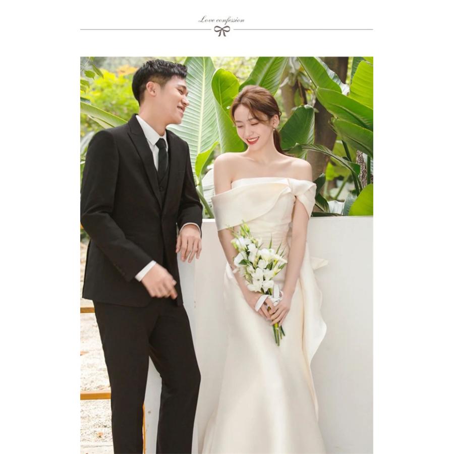 ウエディングドレス 二次会 前撮り 大きいサイズ 結婚式 二次会ドレス