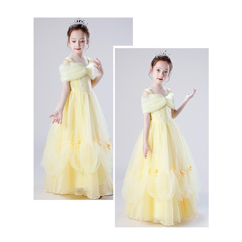 キッズ ドレス プリンセスライン ピアノ発表会 ワンピース 女の子 子供