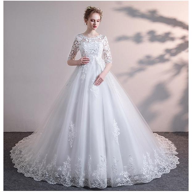 XS-5L 花嫁 ウェディングドレス ハイウエスト 妊婦もOK 大きい XS-5L 花嫁 ウェディングドレス ハイウエスト 妊婦もOK 大きい