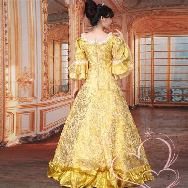 貴族服ドレス コスプレ 豪華 全2色 パーティー コスチューム 学園祭