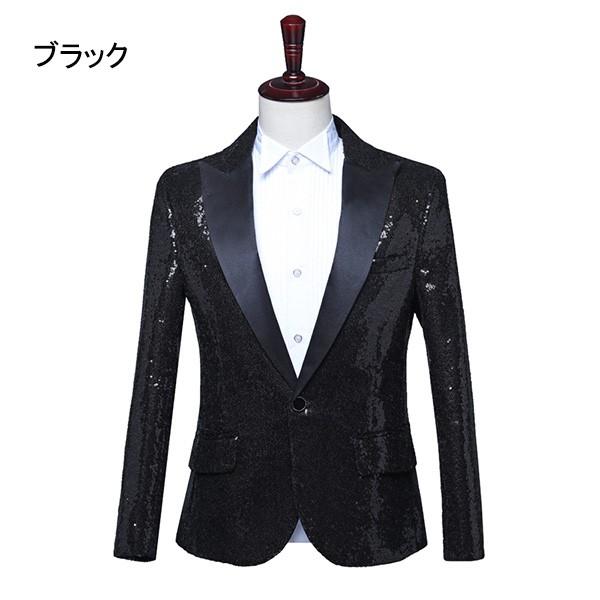 極美品✨ZARAMAN スパンコール タキシードジャケット 46 黒 XS/S/M/L/XL/2XL ダンス 衣装 ジャケット タキシード 大人 メンズ