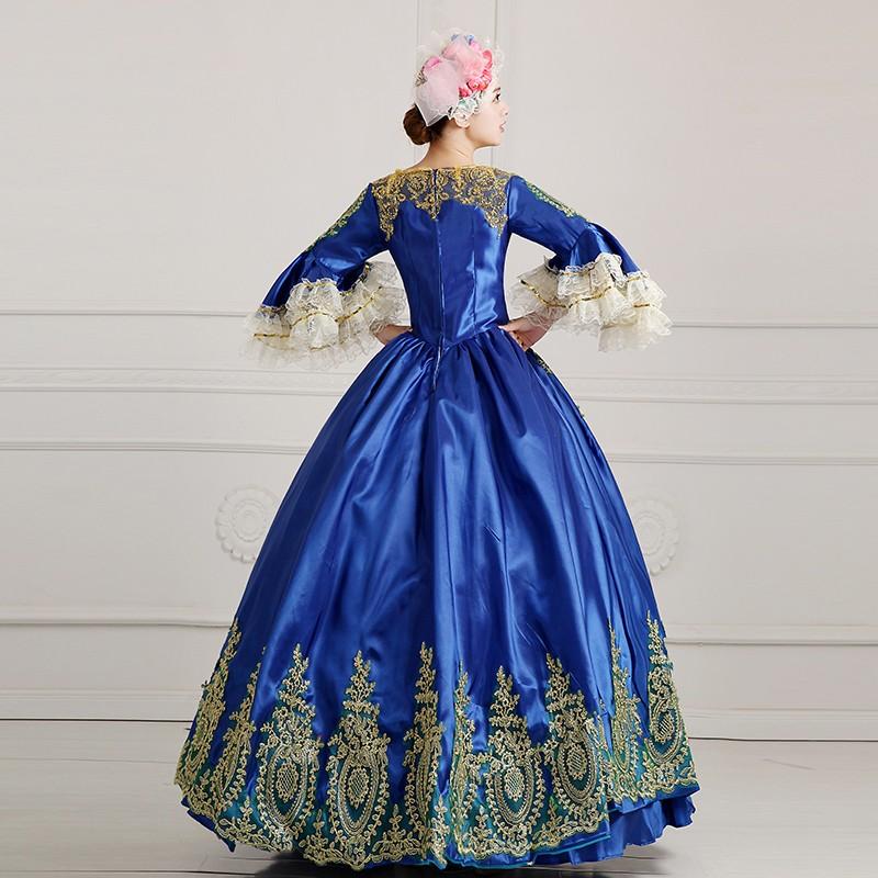ブルードレス オーダーメイド可貴族 服 小さいサイズ 大きい ブルードレス オーダーメイド可貴族 服 小さいサイズ 大きい