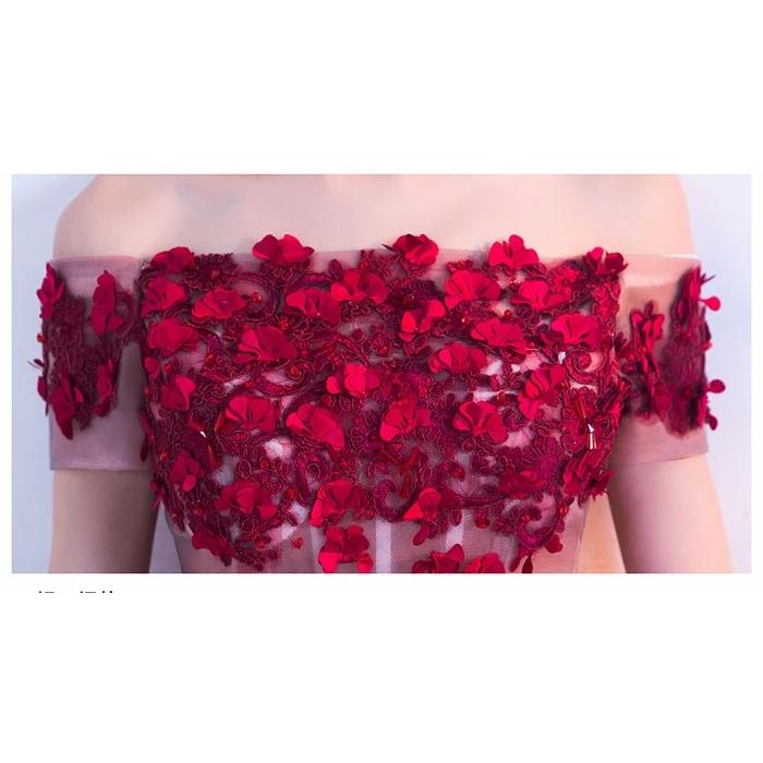 パーティードレス 演奏会 韓国 ぽっちゃり フィッシュテール オフ