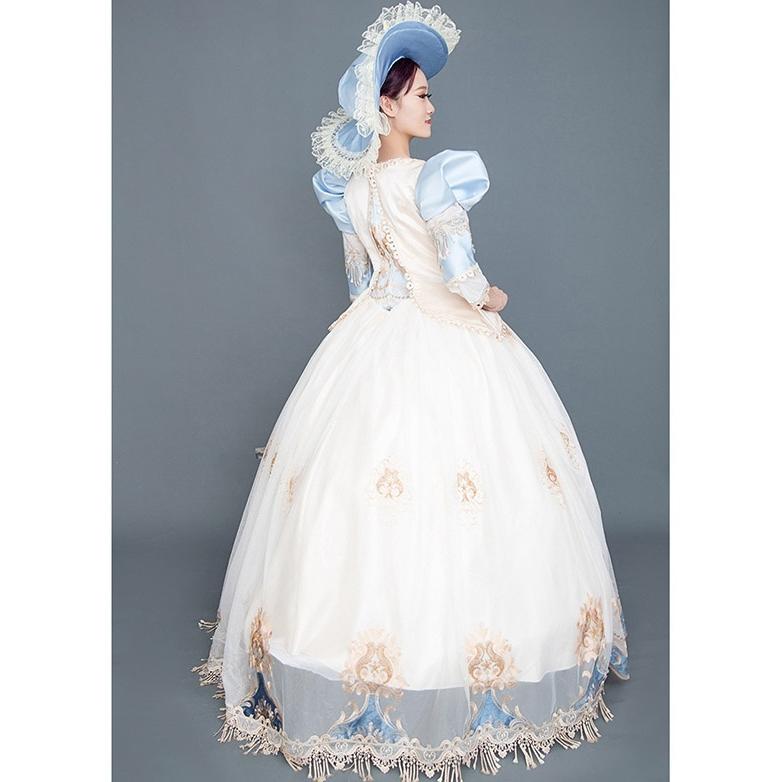 お姫様ドレス ロング 貴族ドレス 中世ヨーロッパ パフスリーブ 長袖 豪華 ゴージャス 華やか 上品 ゴージャス 声楽 オペラ 撮影 Da902s1 マンテンショップ 通販 Yahoo ショッピング