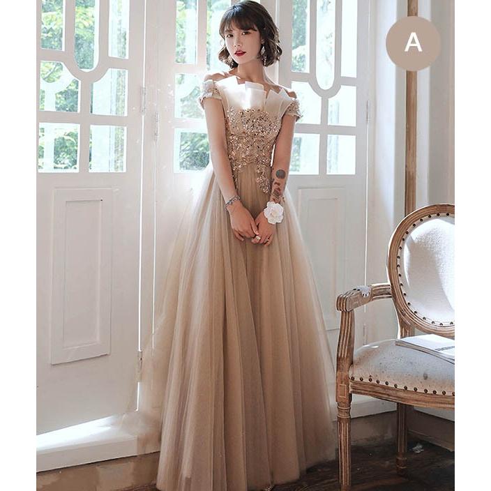 ブライズメイド ドレス 大人 ピアノ 発表会 ロングドレス 演奏会 結婚