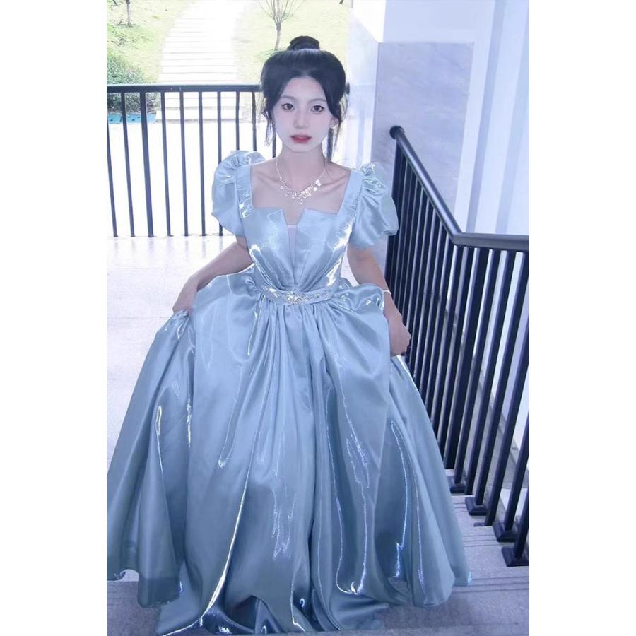 ロングドレス ロング 結婚式 演奏会 発表会 袖あり ドレス  パーティードレス 大人 二次会 ピアノ 発表会 演奏会 プリンセス キラキラ 大きいサイズ 大人 上品 発表会 お呼ばれドレス dd024lclclc ロングドレス ロング 結婚式 演奏会 発表会 袖あり ドレス パーティー