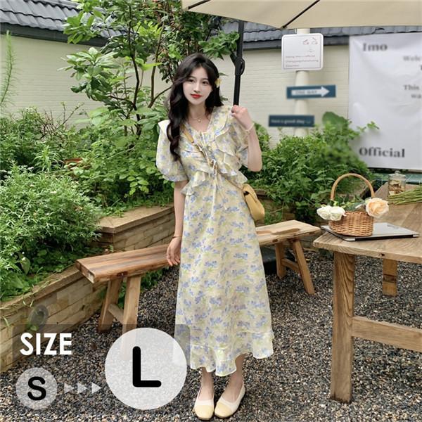 ワンピース 大人可愛い 夏ワンピース レディース Vネック 袖あり 半袖 ロング丈 夏ワンピ 可愛い Aライン リゾートワンピ 旅行 デート Dd040x2 マンテンショップ 通販 Yahoo ショッピング