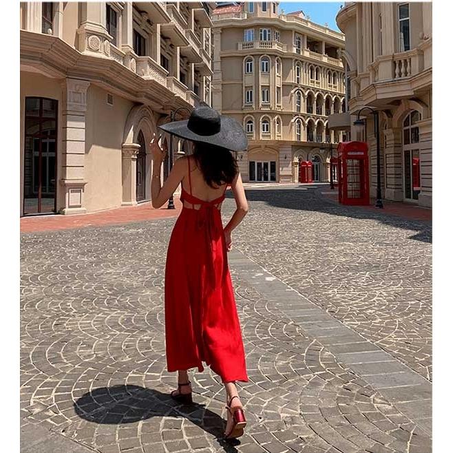 リゾートワンピース 肩出し ロング丈マキシ マキシワンピ キャミワンピ