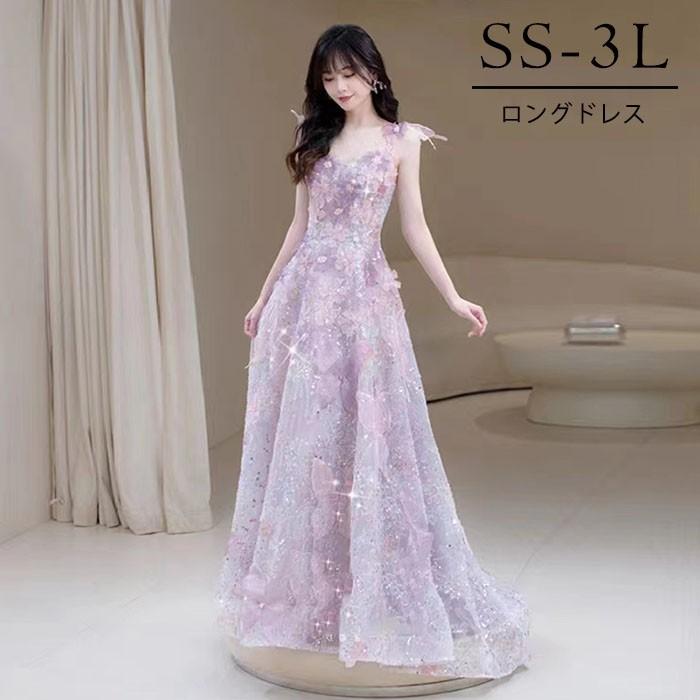 ドレス 大人 ピアノ 発表会 ロングドレス 花柄 演奏会 ピアノ発表会