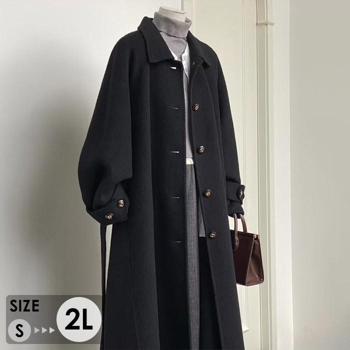 ステンカラーコート レディース ミモレ丈 ロングコート コクーンコート 小柄 レディース 秋 冬 冬服 定番 暖かい あったか ロング チェスター コート カジュアル シンプル フォーマル アウター 韓国 ステンカラーコート レディース ミモレ丈 ロングコート コクーンコート