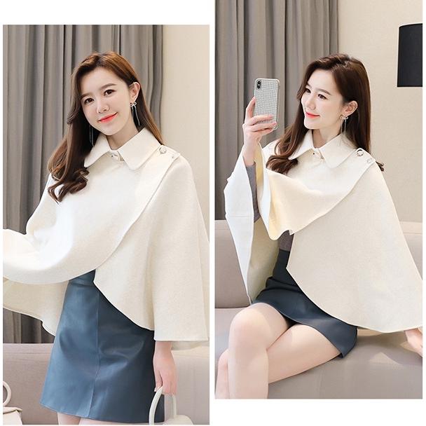 ケープ コート マントコート ミディアム丈 ポンチョ アウター 大きめ