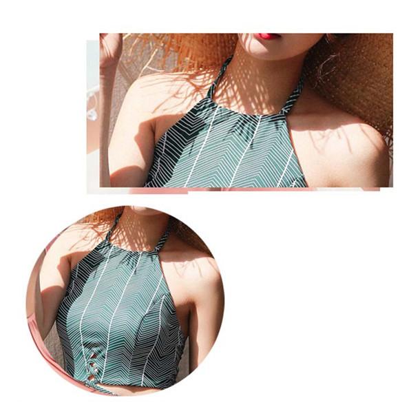 【レビュー投稿で+5%還元】水着 レディース リゾート風 グリーン 3点セット タンキニ ズボン M L セクシー かわいい 大人 女性用 水着30代 20代 df568c0 水着 レディース リゾート風 グリーン 3点セット タンキニ ズボン