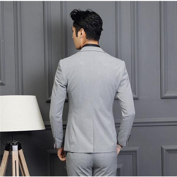 ビジネススーツ カジュアル 結婚式 二次会 面接スーツ メンズ スリム