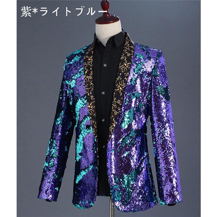 ジャケット（単品）ステージ 衣装 メンズ 舞台 スパンコール 王子様 M
