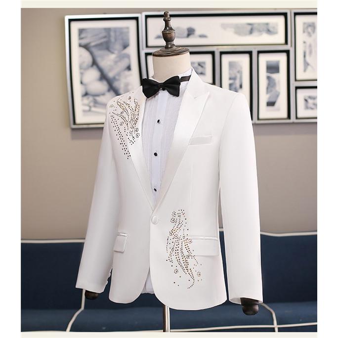 タキシード メンズスーツ ステージ 衣装 カラオケ 大会 男性用スーツ