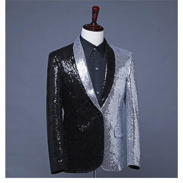 ジャケット（単品） ステージ 衣装 メンズ 舞台 スパンコール キラキラ