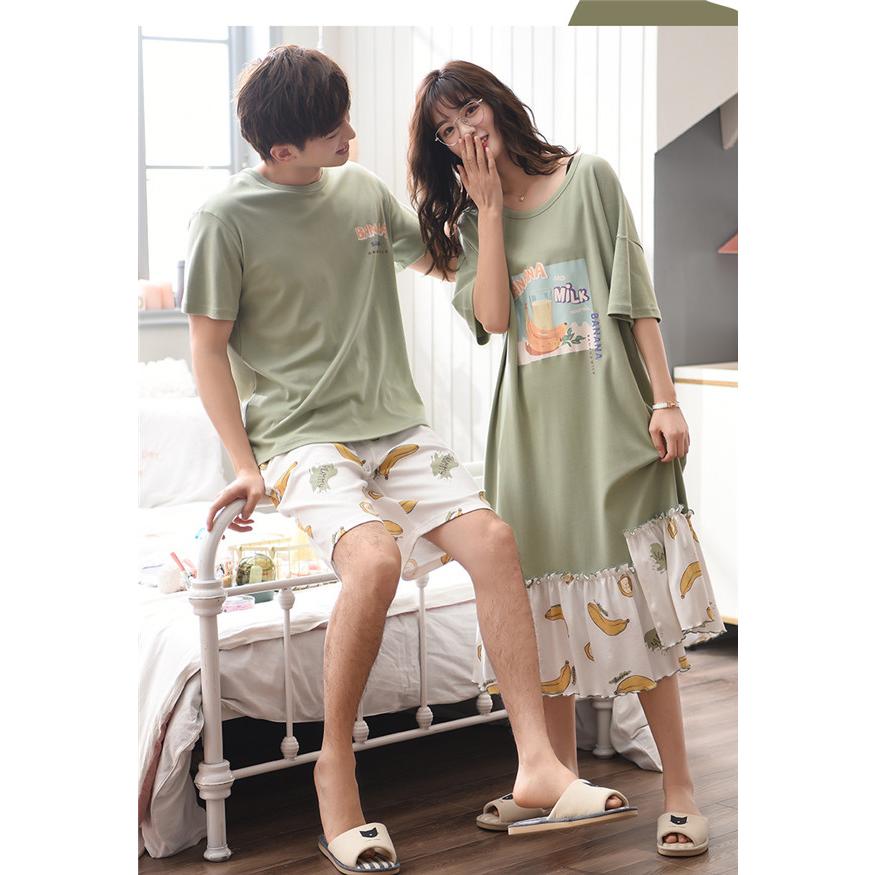 ペア パジャマ パジャマ レディース 前開き 半袖 パジャマ ワンピース パジャマ 夏 ルームウェア メンズ パジャマ 部屋着 韓国風 Dh111d3 マンテンショップ 通販 Yahoo ショッピング