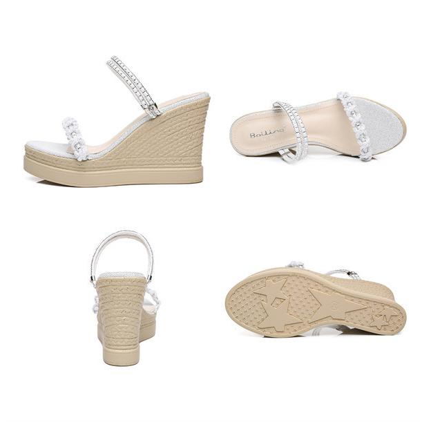 サンダル 厚底 ウェッジソール 2ways 9cmヒール ハイヒール サンダル 厚底 ウェッジソール 2ways 9cmヒール ハイヒール