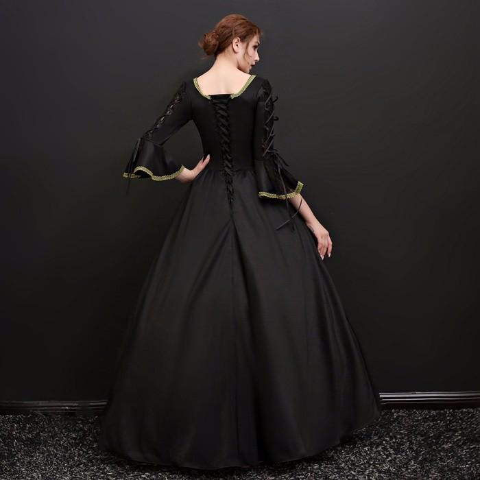 貴族服 カラードレス 編み上げ ハロウィン 舞台 衣装 演出 ヨーロッパ