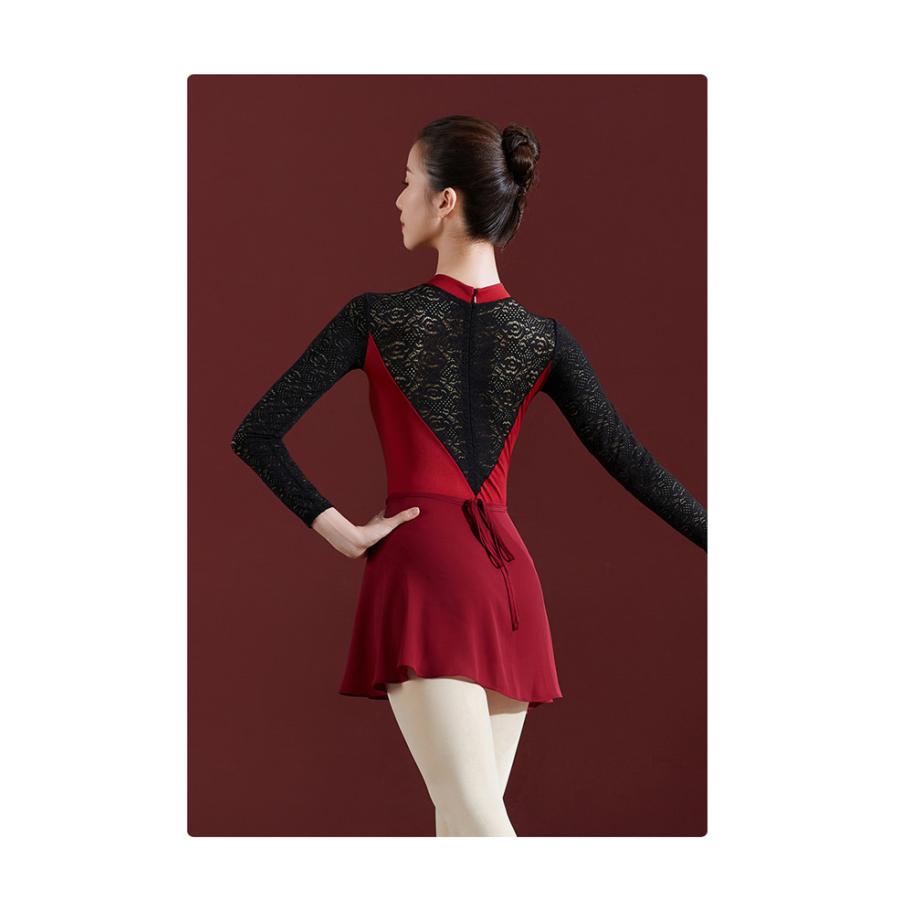 バレエ 衣装 レオタード コスチューム イエロー ワインレッド バレエ