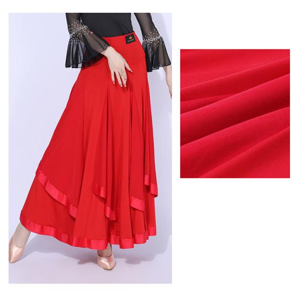 社交ダンス トップス 女性 衣装 長袖 黒 ブラック フリル 上着 競技着