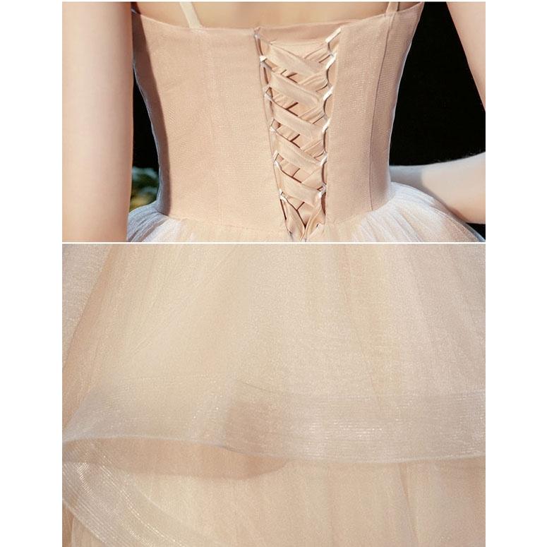 花嫁 ウェディングドレス Aライン キャミソール ビスチェ ペプラム