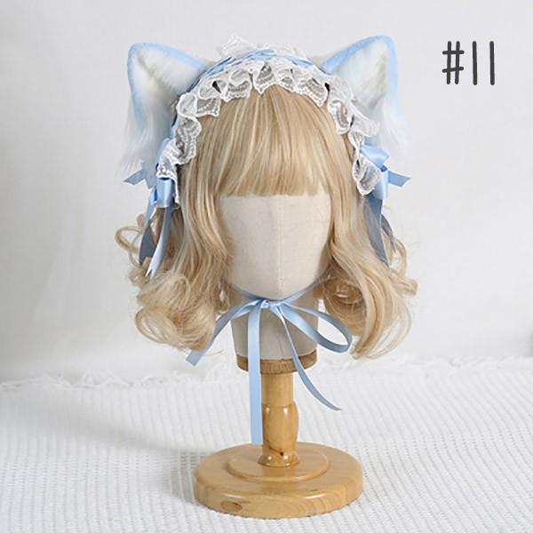 猫耳 カチューシャ ヘッドドレス コスプレ小道具 ロリータ ロリィタ