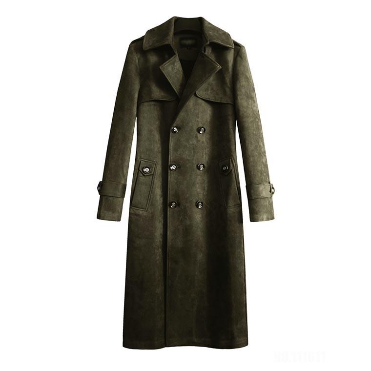 トレンチコート メンズ アウター コートロング丈 カジュアル シンプル