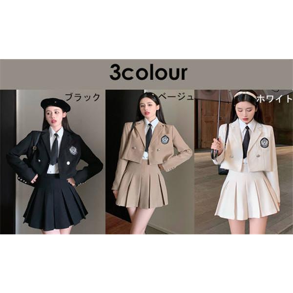 4点セット 卒業式 スーツ 入学式 ブラック ホワイト ベージュ 女の子