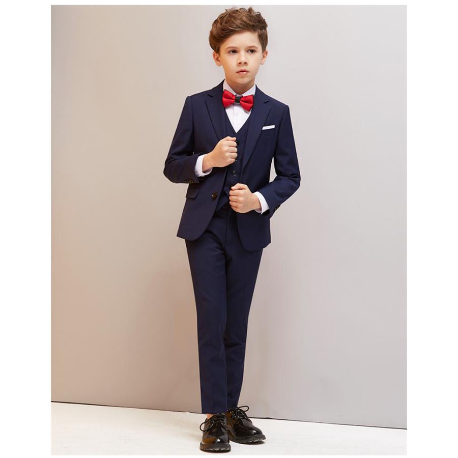 子供スーツ 卒業式 演奏会用 結婚式 キッズスーツ タキシード ジュニア