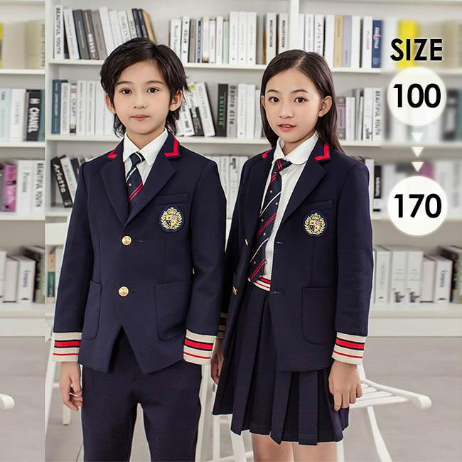 【1回着用】スーツ4点セット　キッズ　140cm　卒業式 卒業式 スーツ 入学式 女の子 男の子 4点セット キッズ 卒業式服