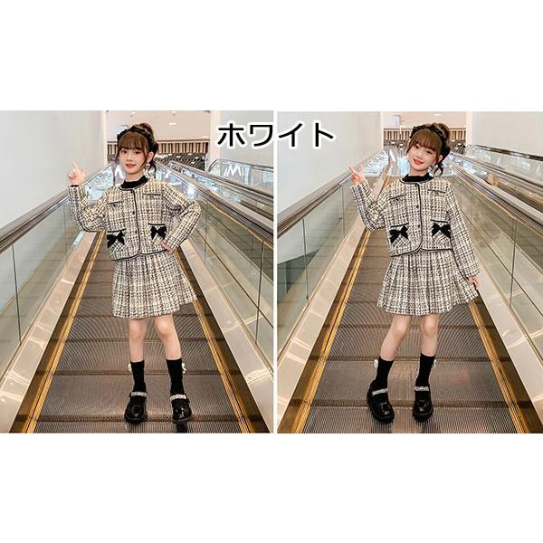 セットアップ 子供服 入学式 女の子 卒園式 キッズ 韓国 リボン