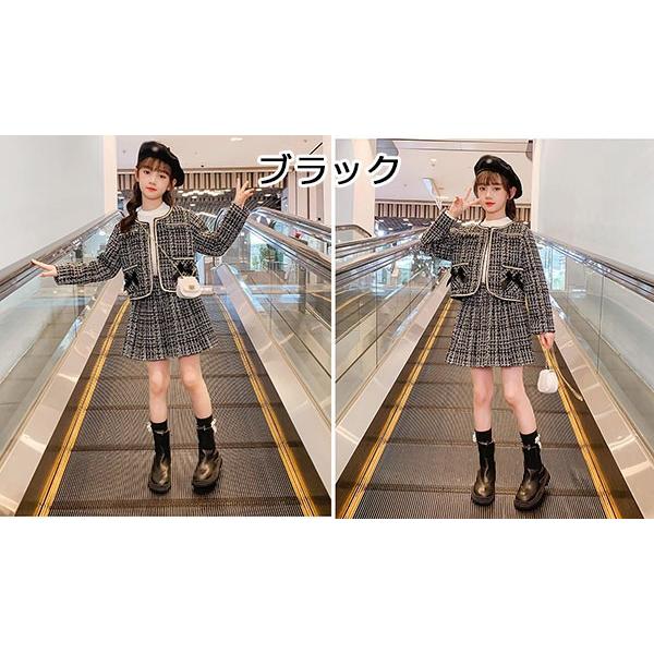 セットアップ 子供服 入学式 女の子 卒園式 キッズ 韓国 リボン