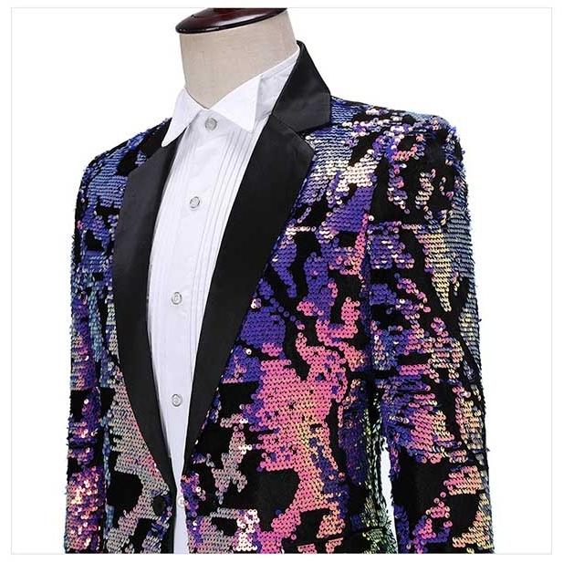 ジャケット（単品） ステージ衣装 メンズ 演出服 スパンコール