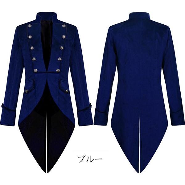 メンズ ジャケット アウター 燕尾服 ベルベット スタンドカラー メンズ ジャケット アウター 燕尾服 ベルベット スタンドカラー