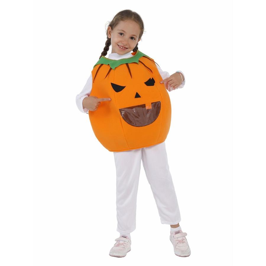 子供 ハロウィン衣装 パンプキンキャンディセット トップス ジャンプ