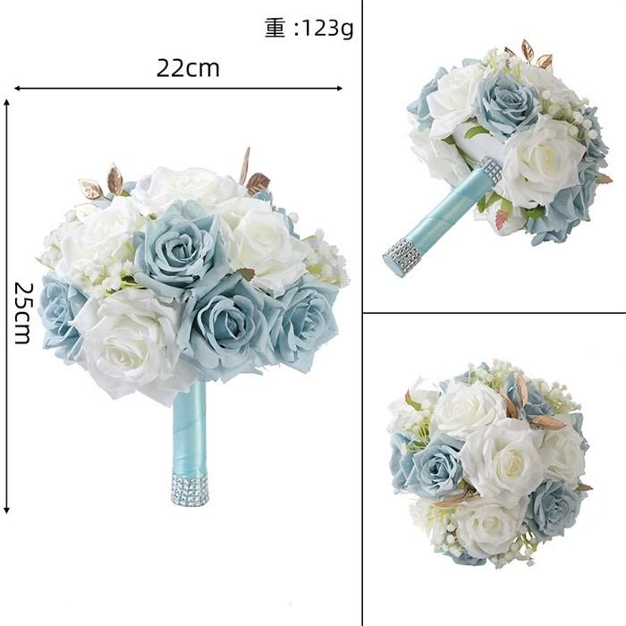 ブーケ ブートニア 3点セット アーティフィシャルフラワー 造花