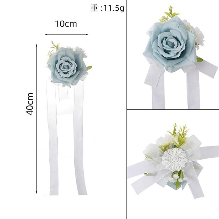 ブーケ ブートニア 3点セット アーティフィシャルフラワー 造花