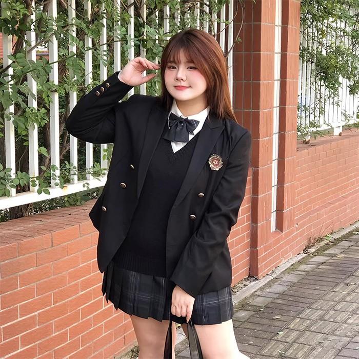 ブレザー 大きいサイズ 制服 セットアップ レディース 上下セット