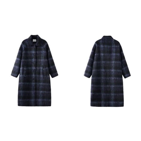 冬用 ロングコート レディース 中綿入り アウター 防寒 あたたかい きれいめ 大人 上品 通勤 オフィス カジュアル S M L 2L_7