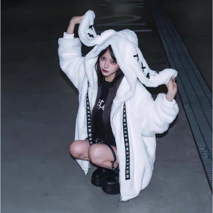 Y2K コーデ ファーフードアウター レオパード 韓国地雷系 Y2K コーデ ファーフードアウター レオパード 韓国地雷系 - メルカリ