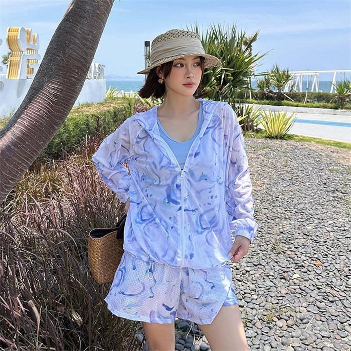 水着 レディース 3点セット ラッシュガード 体型カバー 大きいサイズ