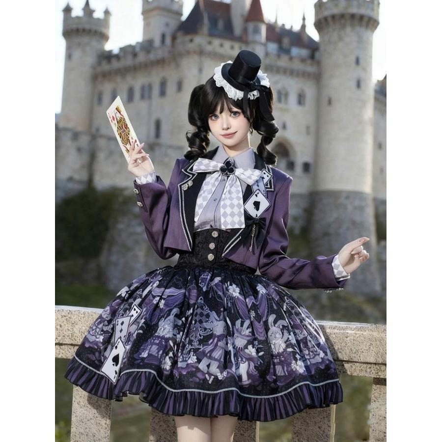 ロリータ セットアップ 3点セット スカート ハロウィン 魔術師 ウサギ