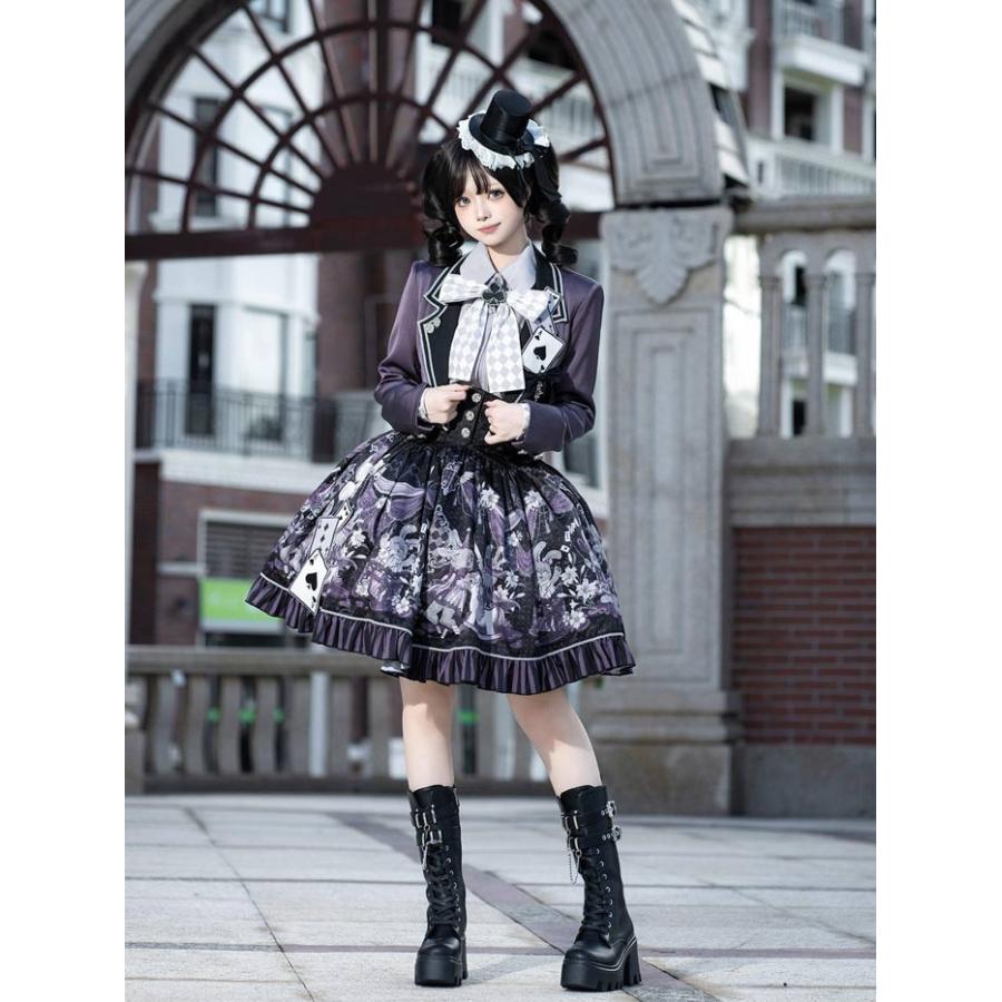 ロリータ セットアップ 3点セット スカート ハロウィン 魔術師 ウサギ