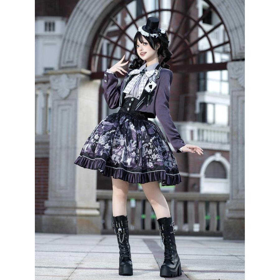 ロリータ セットアップ 3点セット スカート ハロウィン 魔術師 ウサギ